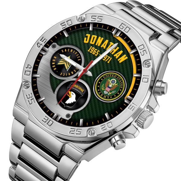 Army Division Male silver watches SS03103 4