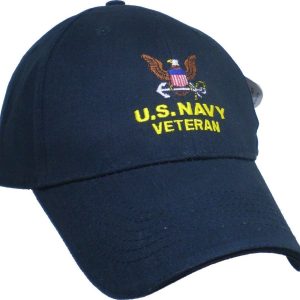 US Navy Veteran Custom Patch Hats EPC101