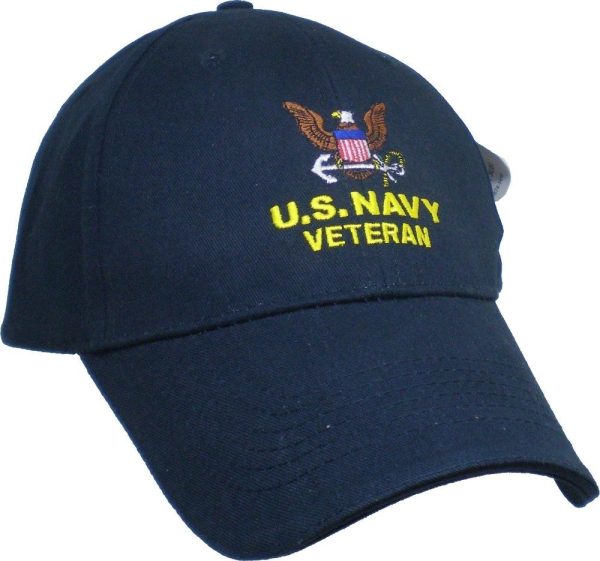 US Navy Veteran Custom Patch Hats EPC101