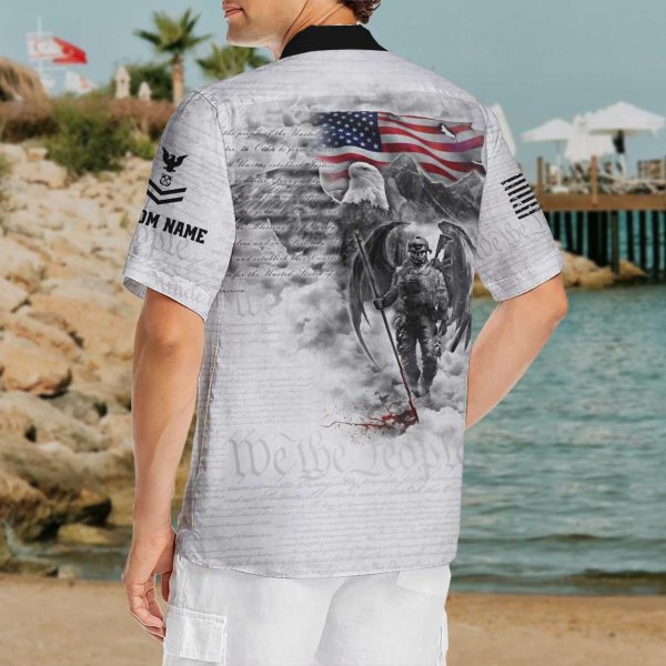 USCG American Eagle Hawaiian Shirt HW112 6