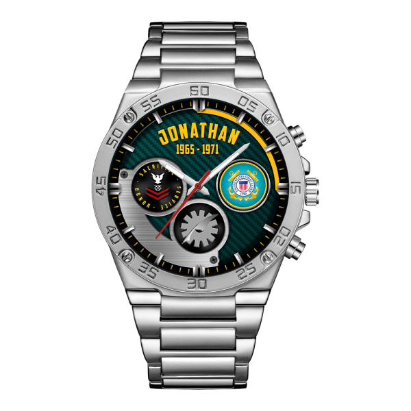 USCG Male silver watches SS03103 2 1