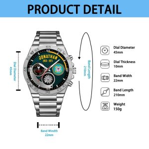 USCG Male silver watches SS03103 4