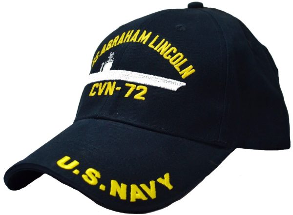 USS Abraham Lincoln CVN 72 Custom Patch Hats EPC101