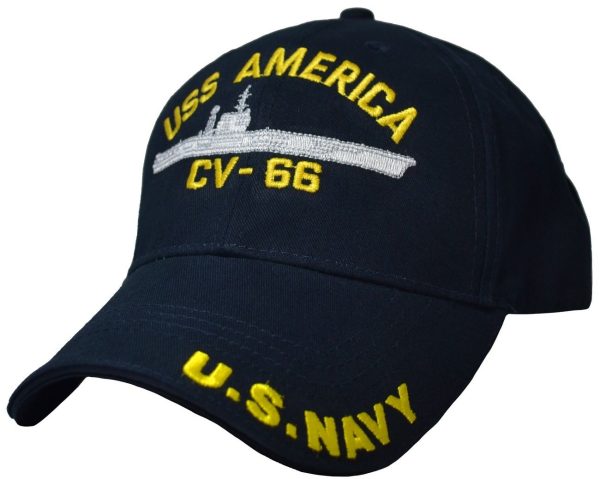 USS America CV 66 Custom Patch Hats EPC101