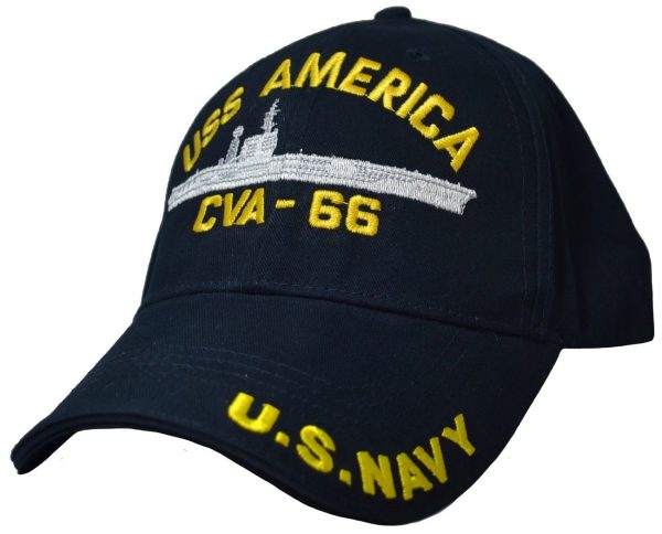 USS America CVA 66 Custom Patch Hats EPC101