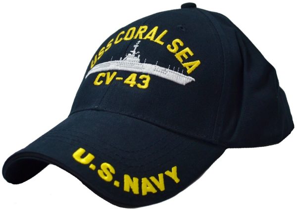 USS Coral Sea CV 43 Custom Patch Hats EPC101