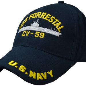 USS Forrestal CV 59 Custom Patch Hats EPC101