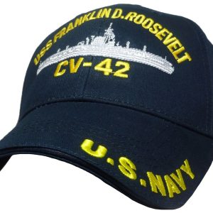 USS Franklin D Roosevelt CV 42 Custom Patch Hats EPC101