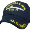 USS George H W Bush CVN 77 Custom Patch Hats EPC101