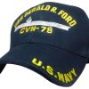 USS Gerald R Ford CVN 78 Custom Patch Hats EPC101