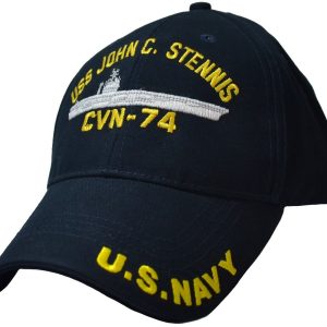 USS John C Stennis CVN 74 Custom Patch Hats EPC101