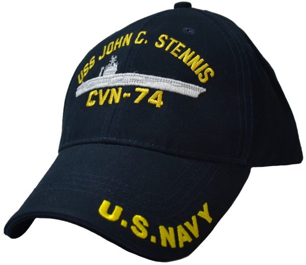 USS John C Stennis CVN 74 Custom Patch Hats EPC101