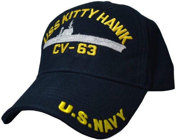 USS Kitty Hawk CV 63 Custom Patch Hats EPC101