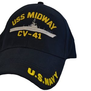 USS Midway CV 41 Custom Patch Hats EPC101