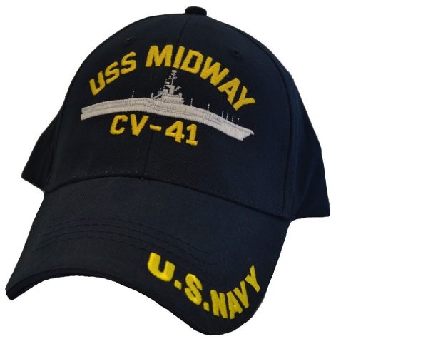 USS Midway CV 41 Custom Patch Hats EPC101