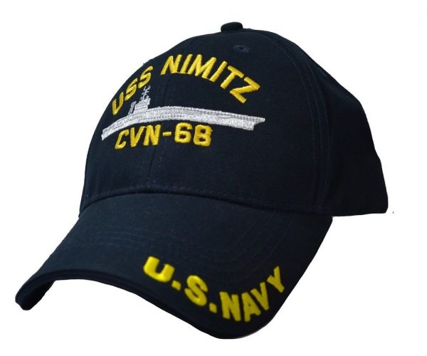 USS Nimitz CVN 68 Custom Patch Hats EPC101