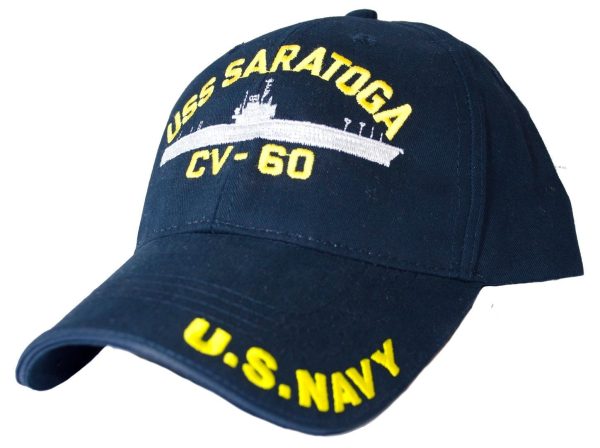 USS Saratoga CV 60 Custom Patch Hats EPC101