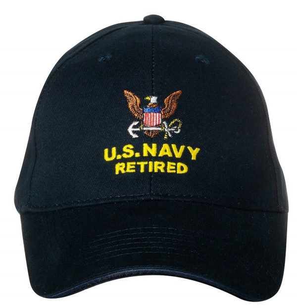 Us Navy Retired Custom Patch Hats EPC101