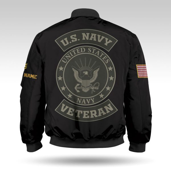 1 Navy Guys Bomber Jacket