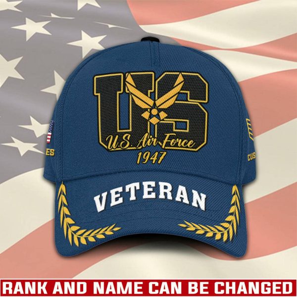 1 US AIR FORCE Hat With Custom Embroidery CC32