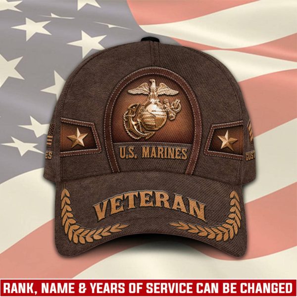 1 US MARINE CORPS Brown Cap CC28