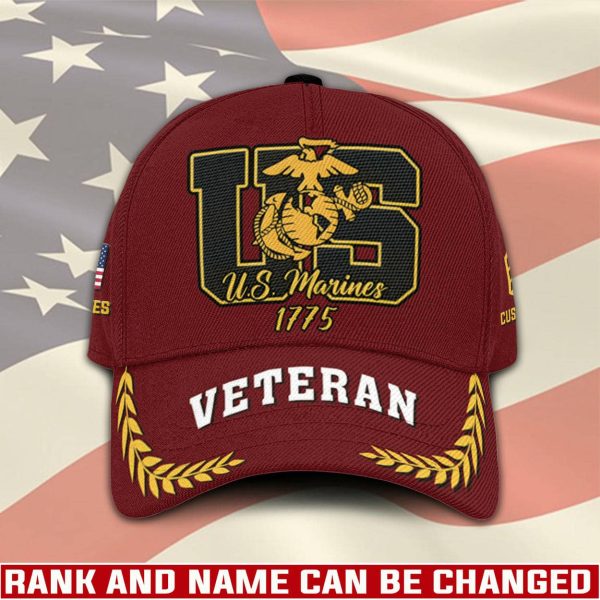 1 US MARINE CORPS Hat With Custom Embroidery CC32