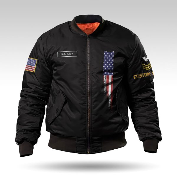 Navy Guys Bomber Jacket 4