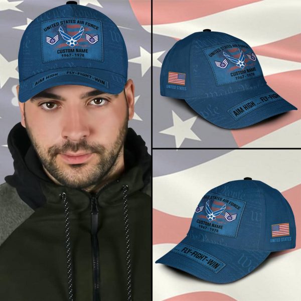 US AIR FORCE Aim High Fly Fight Win Cap CC37 2