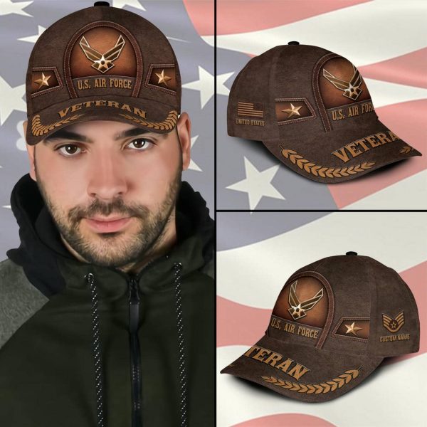 US AIR FORCE Brown Cap CC28 2