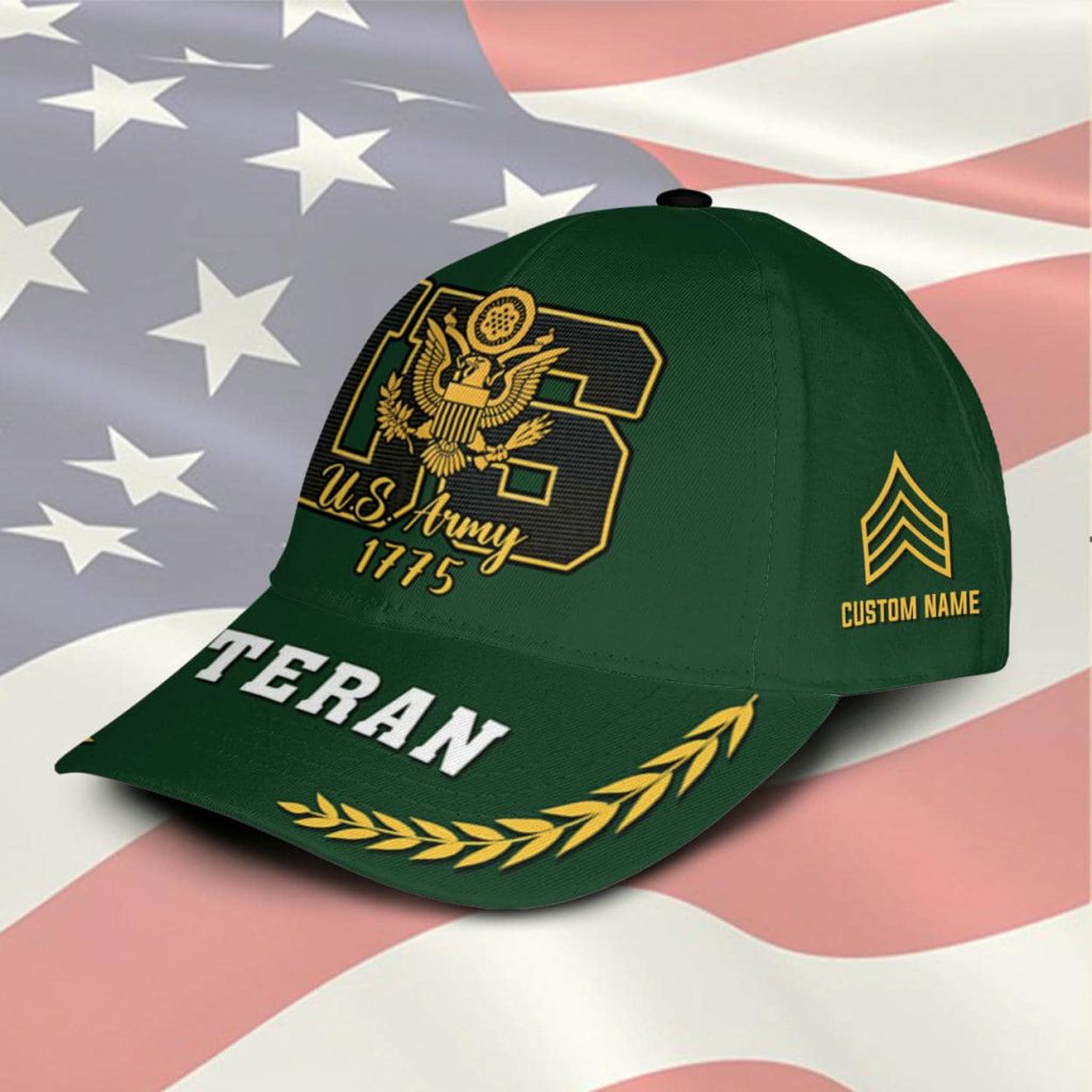 US ARMY Hat With Custom Embroidery CC32 1