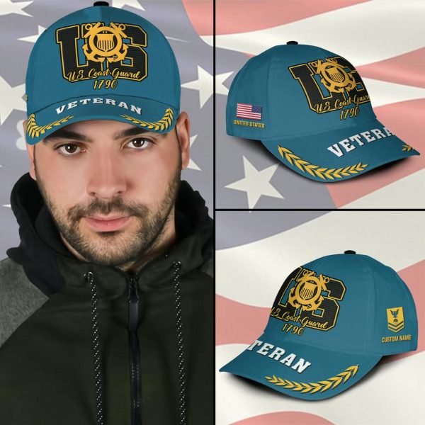 US COAST GUARD Hat With Custom Embroidery CC32 2