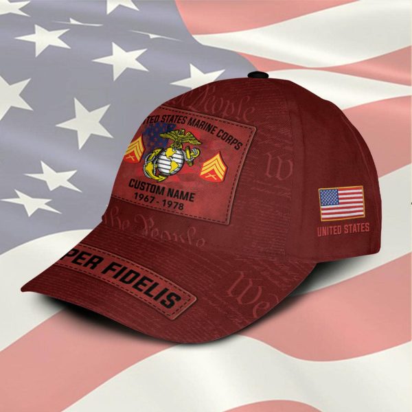 US MARINE CORPS Aim High Fly Fight Win Cap CC37 1