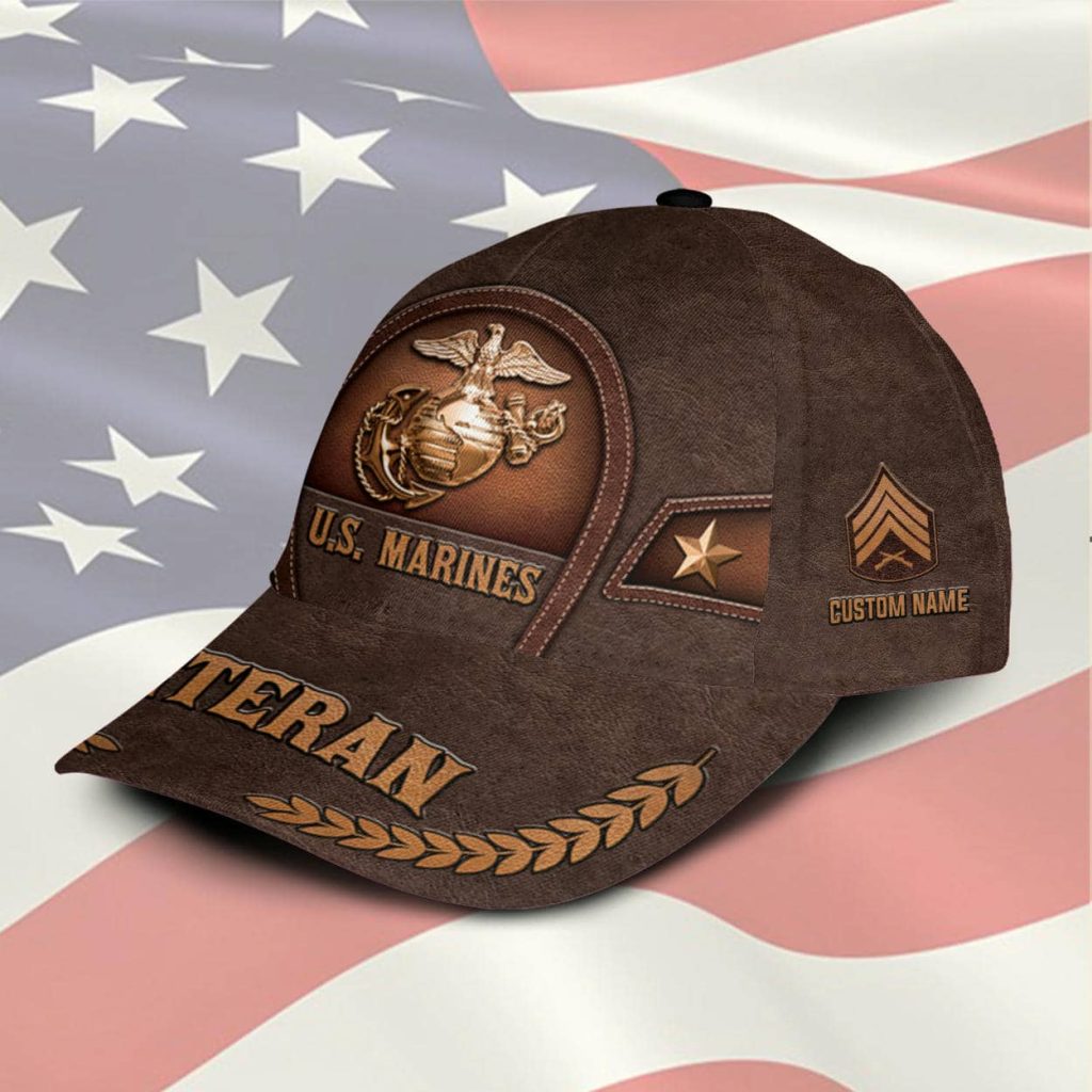 US MARINE CORPS Brown Cap CC28 1