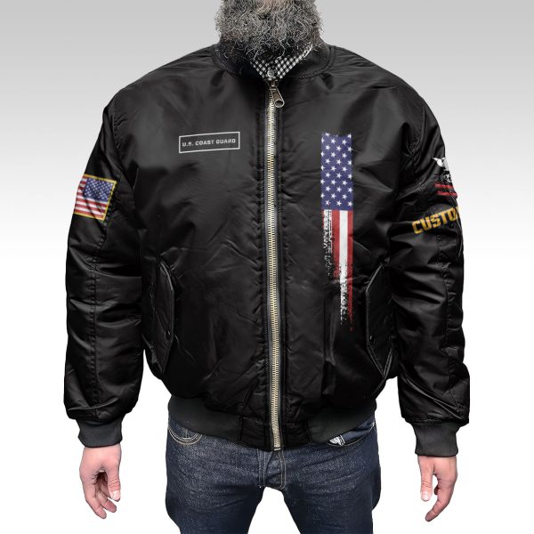 USCG Guys Bomber Jacket 5