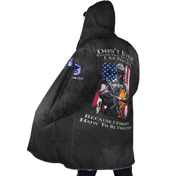 USAF Hooded Fleece Coat SS3 5