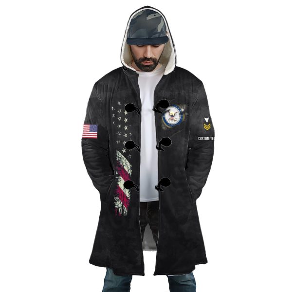 USN Hooded Fleece Coat SS1 3