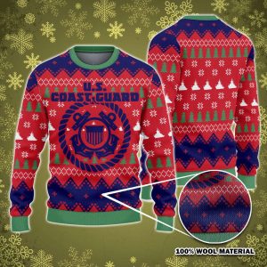 1 Us Coat Guard Christmas Sweatshirt Ugly