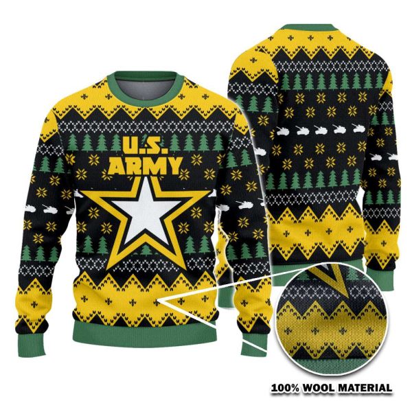 Us Army Christmas Sweatshirt Ugly 3