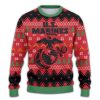 Us Marines Christmas Sweatshirt Ugly 1