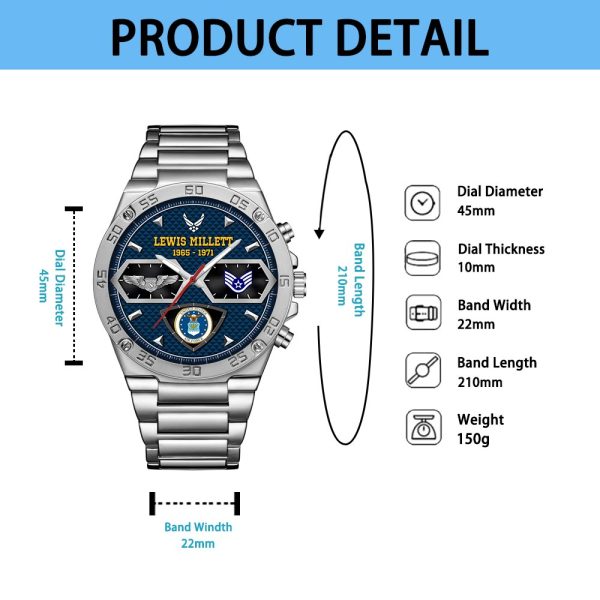 Airforce Badge SS23 Custom Wristwatch 10