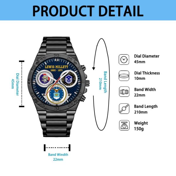 Airforce Badge SS24 Custom Wristwatch 8