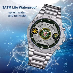 Army Branch SS22 Custom Wristwatch 7