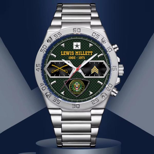 Army Branch SS23 Custom Wristwatch 5