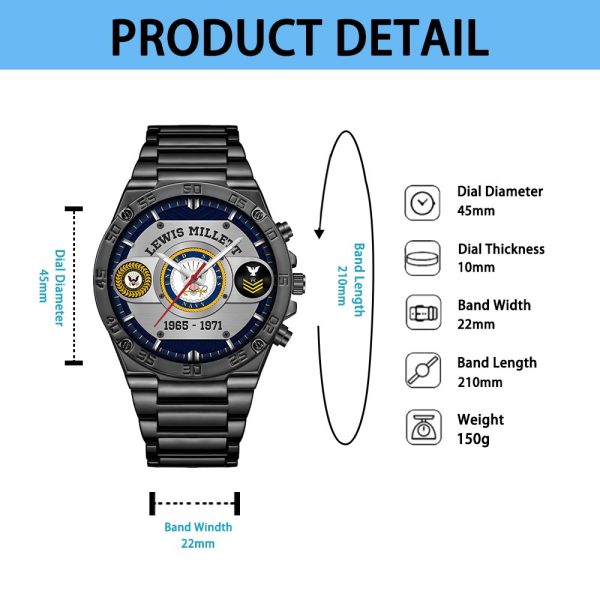 Navy Badge SS22 Custom Wristwatch 2