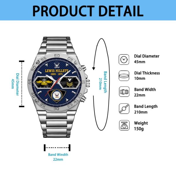 Navy Badge SS23 Custom Wristwatch 4