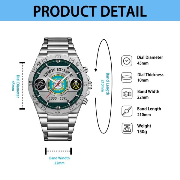 USCG SS22 Custom Wristwatch 4