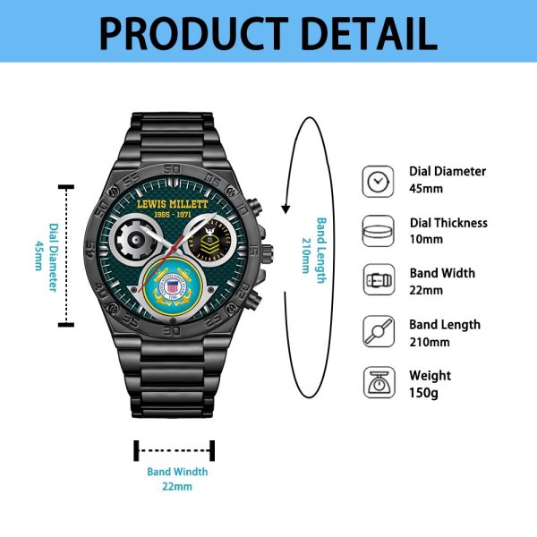 USCG SS24 Custom Wristwatch 2